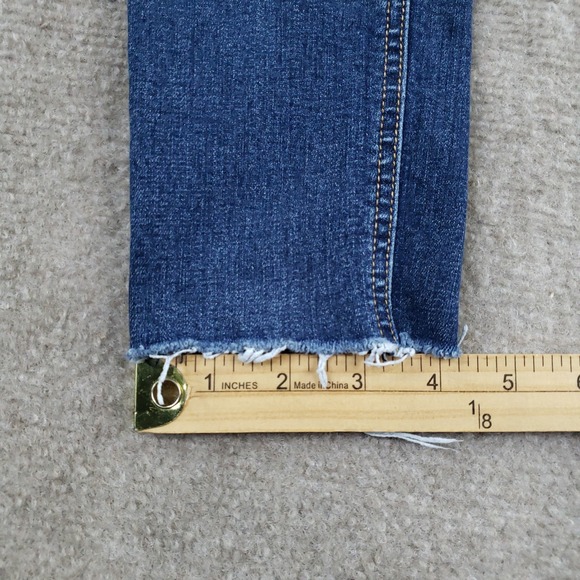 Rag & Bone Jeans Womens 26 Blue 10 Inch Ankle Skinny Mad River Mid Rise Stretch - Picture 4 of 16